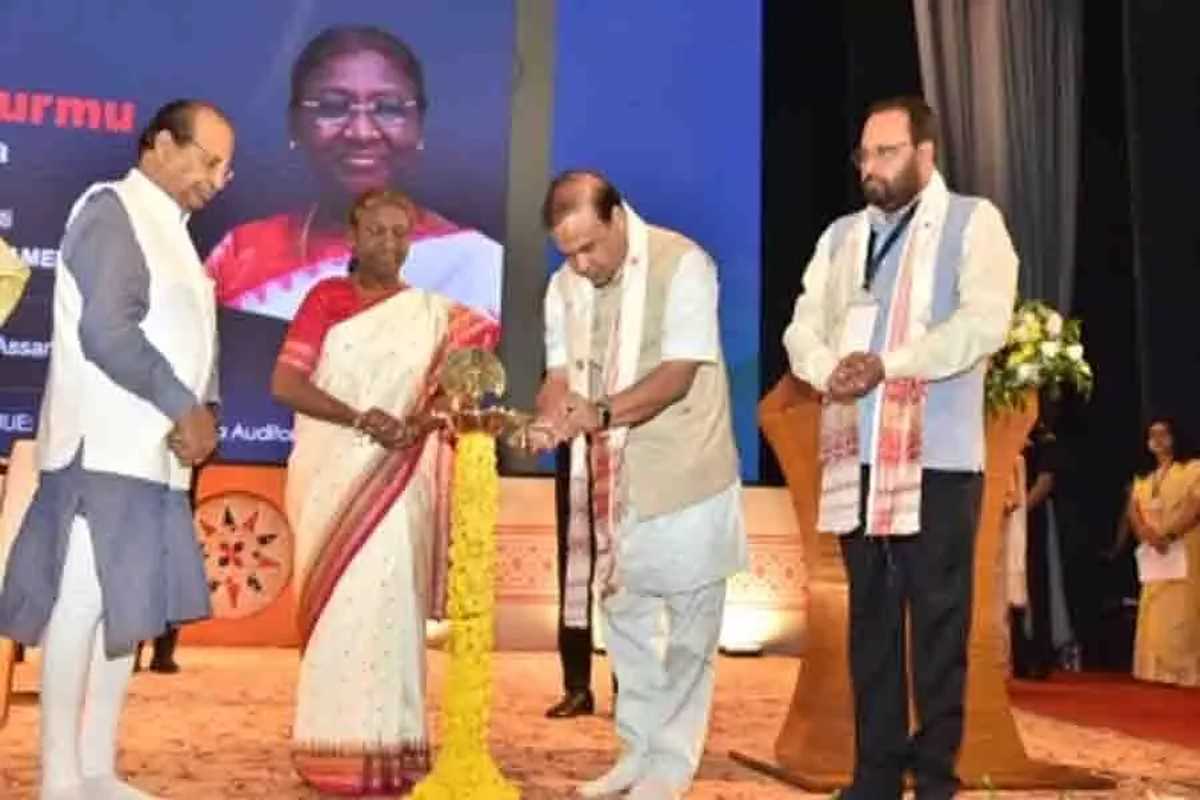 राष्ट्रपति द्रौपदी मुर्मू ने असम में कई परियोजनाओं का उद्घाटन किया